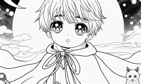 Coloriage du Petit Prince antique à Télécharger ou à Imprimer gratuitement