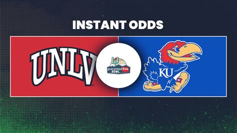 Guaranteed Rate Bowl Odds Kansas Vs Unlv Lines Spread Schedule