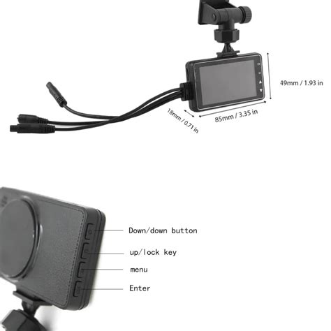 Motorcycle Dvr Se300 Rider Dash Cam Oyielectronic