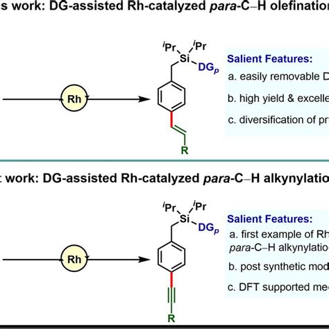 Directing Group Assisted Rh Catalyzed Para CH Functionalization Of