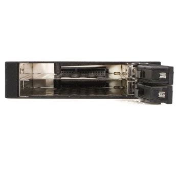 StarTech 2 5 Trayless Hot Swap SATA Mobile Rack LN58664 HSB220SAT25B SCAN UK