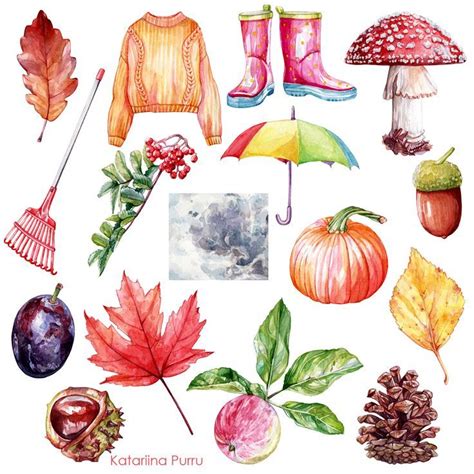 Watercolor fall illustration | Autumn illustration, Watercolor ...