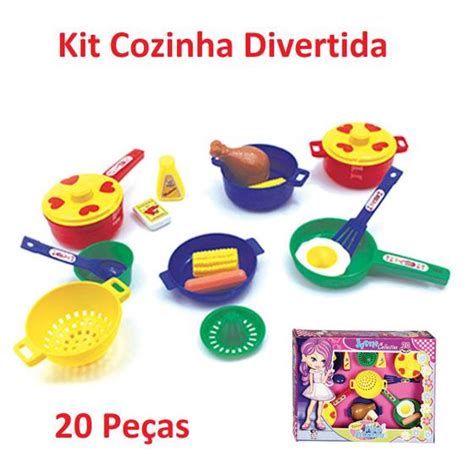 Jogo Panela Mini Cozinha Brinquedo Casinha Panelinha Comidinha Infantil