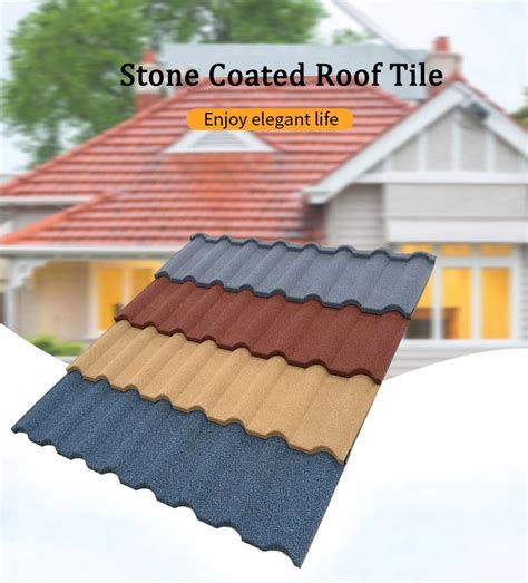 Eco Roof Tile Modern Stone Coated Roofing Sheet South Africa Metal Roofing Shingles For