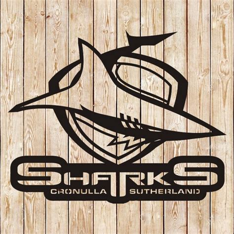 Nrl SHARKS logo cutting file