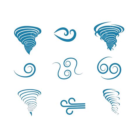 Wind Design Vector Hd Png Images Wind Icon Logo Vector Illustration Design Shape Whirl Wave