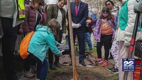 Tree Planting Grants Awarded To Holyoke Springfield Westfield Youtube