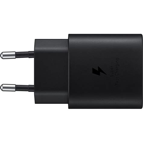 Cargador Samsung 25W Modelo EP TA800XB Cable USB C Carga Rápida Negro