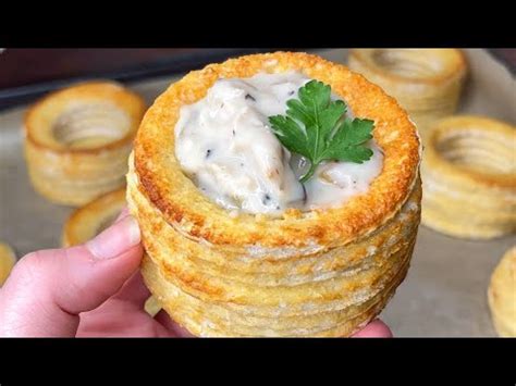 Receita Vol au Vent SEM massa folhada Receita simples para as férias