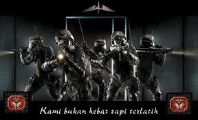 Slogan Kopassus Lakaran