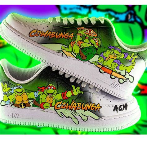 Teenage Mutant Ninja Turtles Air Force 1 Custom Sneakers