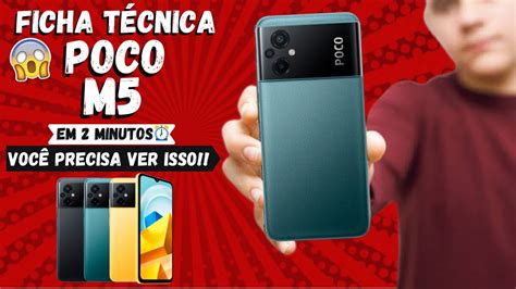 Xiaomi Poco M5 Ficha TÉcnica Em 2 Min 🕑 Youtube