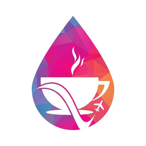 Premium Vector Travel Coffee Logo Design Illustration