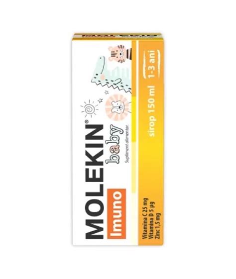 Zdrovit Molekin Imuno Baby Sirop 1 3 Ani 150 Ml