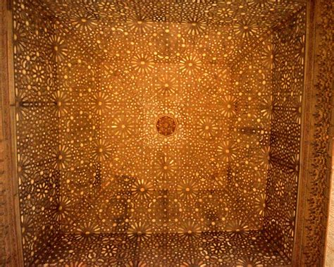 Hall of the Ambassador (Ceiling), Alhambra 1248-1354, Granada, Spain