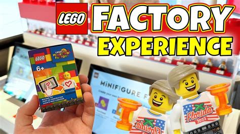 Lego Store Minifigure Factory Experience Tutorial Disney Springs