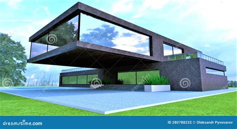 Cantilevered Floor Of The Exclusive Elite House Can Be Used As A Cover