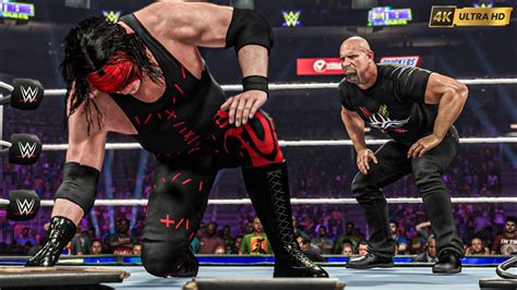 Goldberg Vs Kane Falls Count Anywhere Match Extreme Rules 4K60