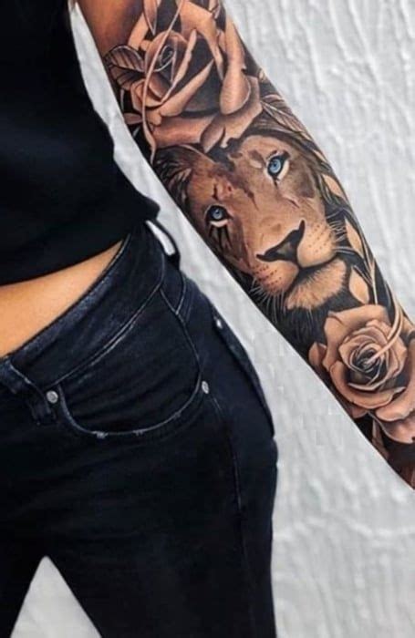 Fierce Lion Tattoo Designs Meaning On Inspirationde