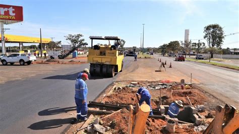 Avan Am As Obras De Acesso S Moreninhas E Revitaliza O Da Avenida Dos