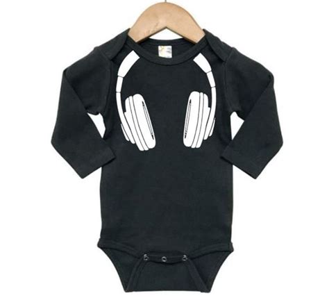 Baby DJ Outfit Headphones Infant DJ Onesie Baby DJ | Etsy