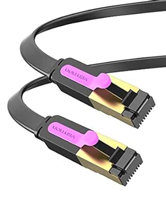 Cat 7 Ethernet Cable VENTION Cat 7 Flat Ethernet Cable 10Gbps 600Mhz S