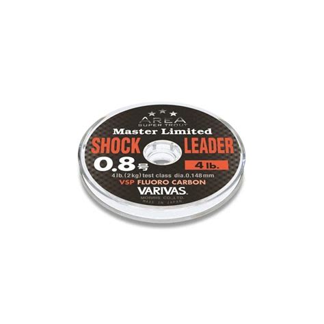 Varivas Area Super Trout Master Limited Shock Leader VSP Fluorocarbon ...