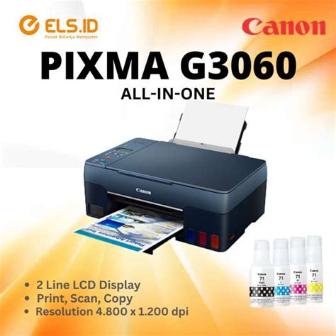 Jual Printer Canon Pixma G Wireless Print Scan Copy Ink Tank System