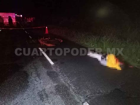 Motorista muere al atropellar a peatón