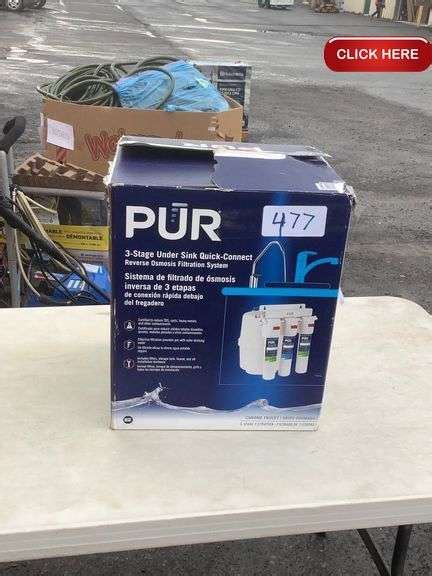 Pur 3 Stage Under Sink Filtration System Rideau Auctions