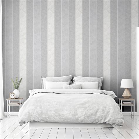 Calico Stripe Wallpaper