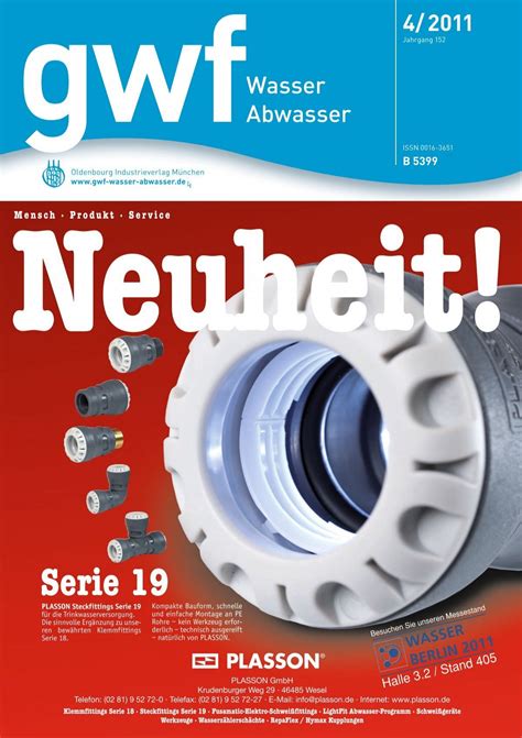 Gwf Wasser Abwasser Neuheit Vorschau