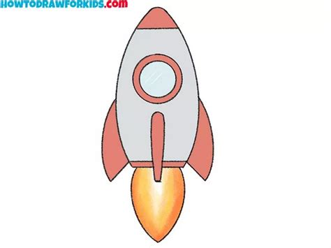 21 Easy Rocket Ship Drawings - Step By Step Guide - DIY Crafts