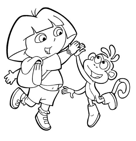 Dora Coloring Pages