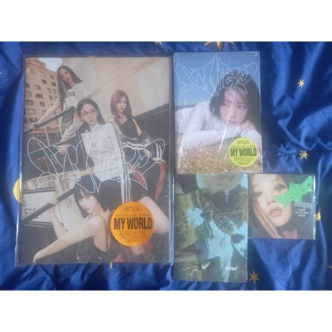 Jual [ready Stock] Aespa 3rd Mini Album My World Ver Intro Zine