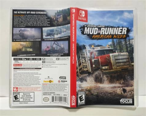 Spintires Mudrunner American Wilds Nintendo Switch Semi Novo