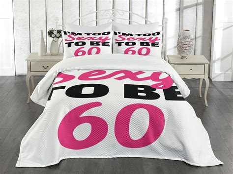 Ambesonne Saying Bedspread Set Being Themed Typography Hot Pink And Black Wayfair