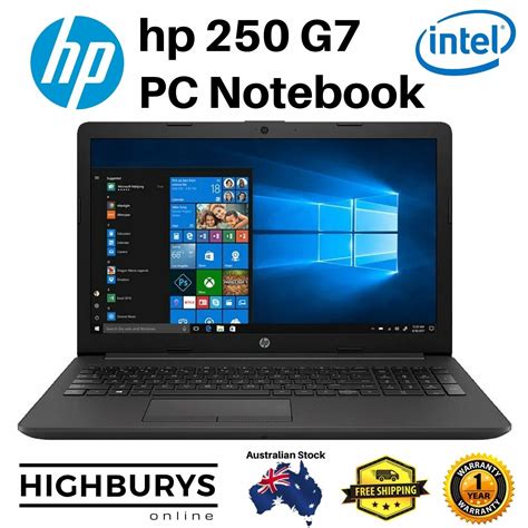 Hp 250 G7 156 Hd Intel Dual Core 4gb Ram 128gb Ssd Wifi Usb 31 Win