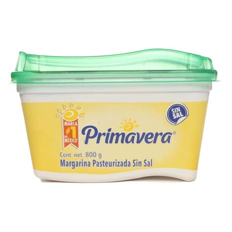 Margarina Primavera Chantilly Sin Sal 800 G Walmart