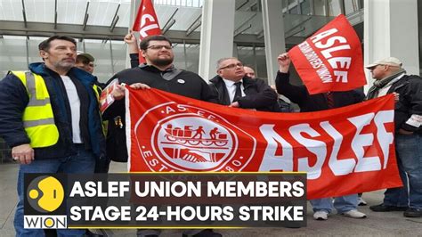 Uk Aslef Union Members Stage 24 Hours Strike As Pay Dispute Rolls On