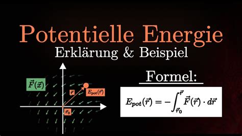 Potentielle Energie Berechnen Formel Definition Beispielrechnung