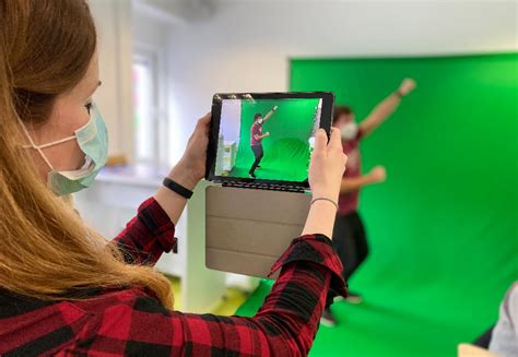 Mit Dem Greenscreen Beim Zentrum Für Lehrerbildung Medienmonster E V