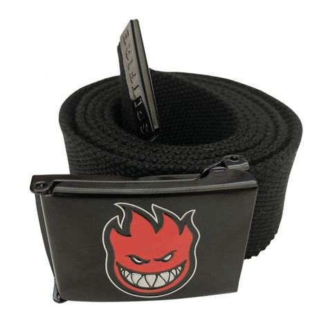 Spitfire Wheels Bighead Fill Web Belt Black Skate Clothing From