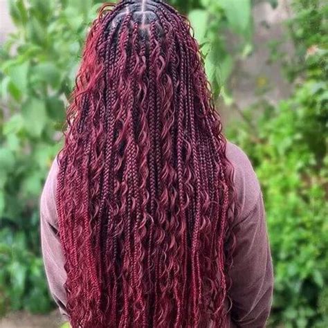 Burgundy Deep Wave Bulk Hair Extensions For Braiding 100 Human Hair