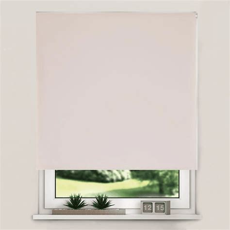 New Edgeblinds Thermal Blackout Roller Blinds Pink 120cm Homebase