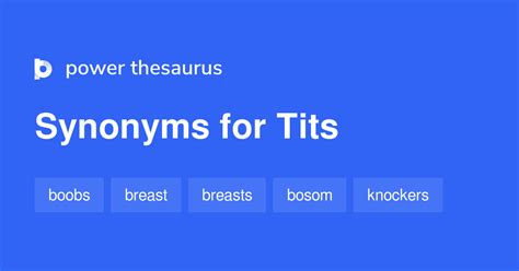 Tits Synonyms Similar Words Phrases