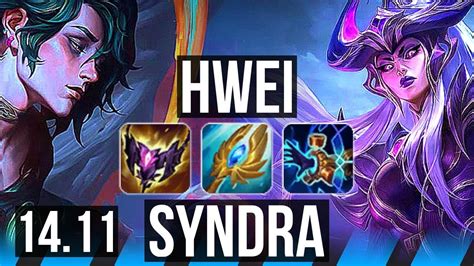 HWEI Vs SYNDRA MID 72 Winrate 16 2 8 Dominating EUW Master