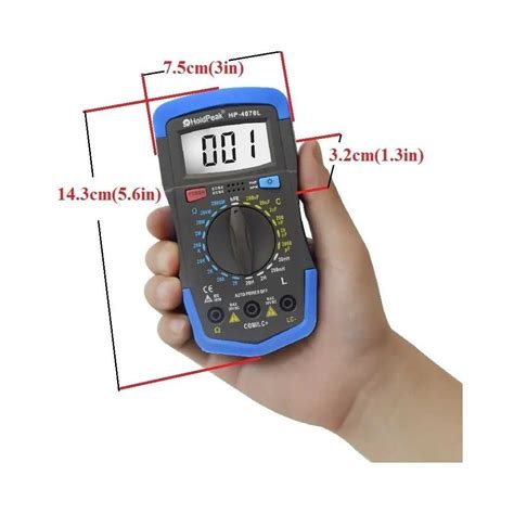 Holdpeak Hp L Mult Metro De Resistencia Capacitancia Inductancia Hfe