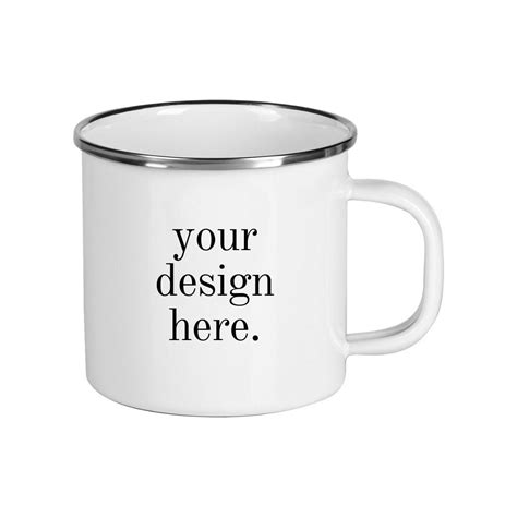 Customised Enamel Metal Mug