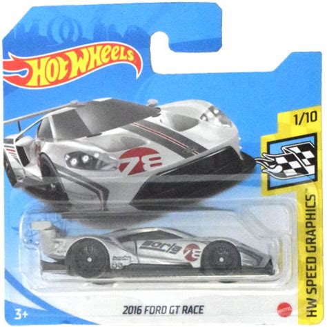 Hot Wheels 2016 Ford GT Race ezüst kisautó 1 64 Mattel vásárlás a Játékshopban